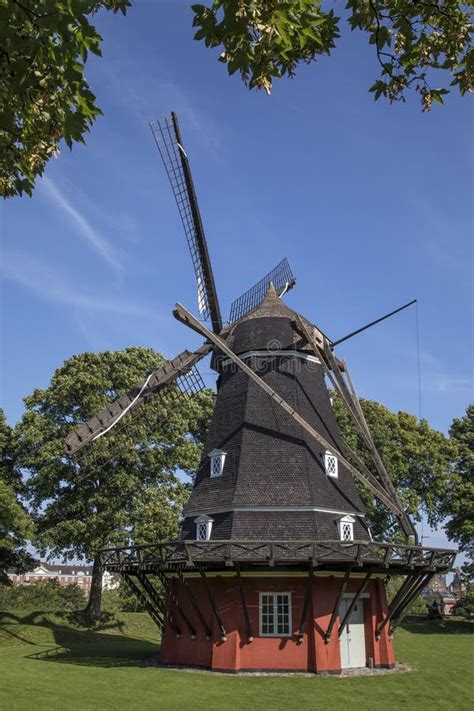 Windmill in the Kastellet - Copenhagen - Denmark Stock Photo - Image of ...