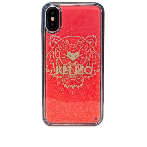 Kenzo Tiger Liquid Iphone X Xs Case Coral End Ie