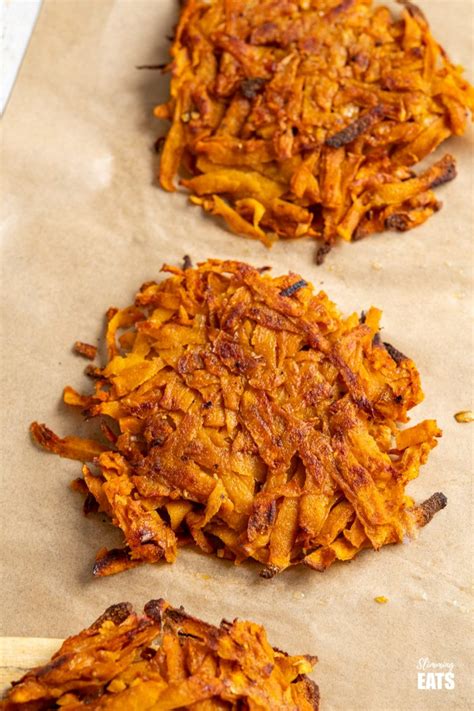 Oven Baked Sweet Potato Hash Browns Slimming Eats Recipe