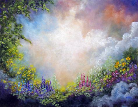 Heaven's Garden Painting by Marina Petro - Pixels