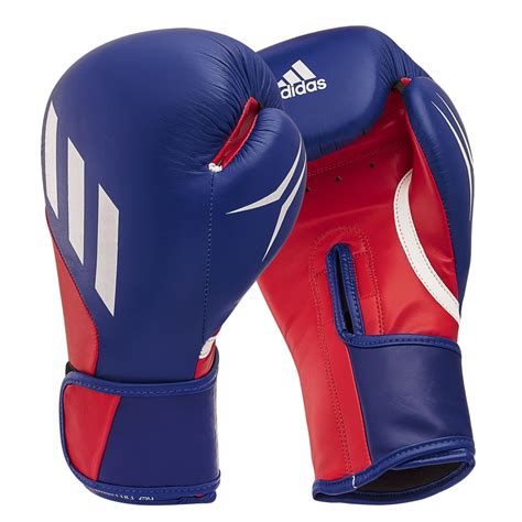 Leather Boxing Gloves Adidas Speed Tilt Blue Budoshop Si