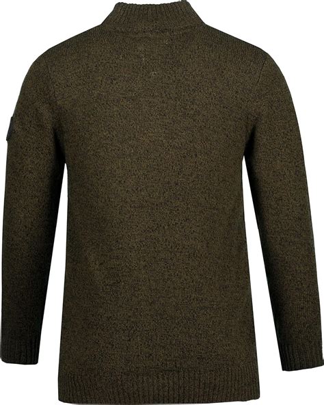 JP 1880 Hommes Grandes Tailles L 8XL Pull Camionneur en Maille chinée