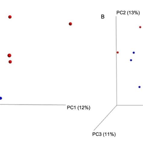 Beta Diversity Based On Principal Coordinate Analysis Pcoa A