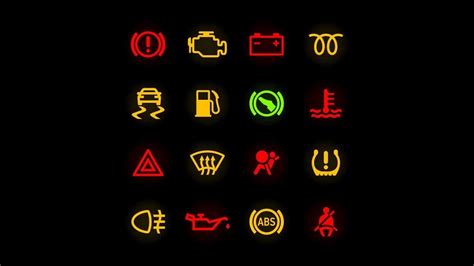 Luces de advertencia del coche qué significan