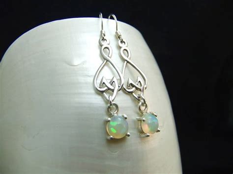 Ethiopian Welo Opal Sterling Silver Earrings By Welshhillsjewellery On