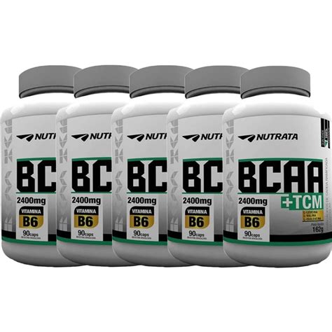 Kit X Bcaa Tcm C Psulas Nutrata Otimanutri