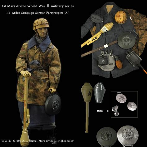 Marsdivine G Wwii Arden Campaign German Paratroopers Military