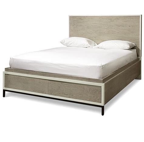 Modern Gray Queen Platform Storage Bed Frame | Zin Home