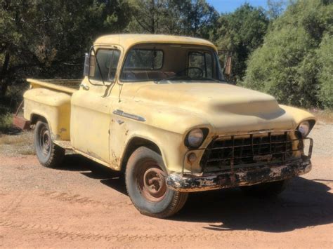 Original V8 1956 Chevrolet 3100 Stepside Barn Finds