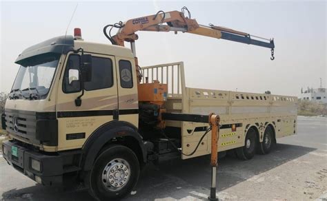 Hiab Crane Trucks Heavy Lifting Equipment Rental Khaibar