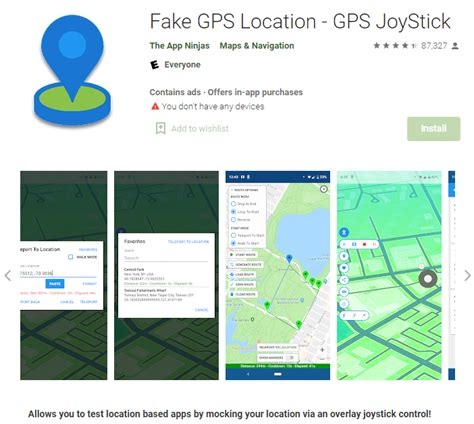 Fake GPS Joystick Ninjas Review Guides Features Pros Cons