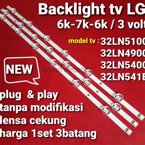 Promo SALE Backlight LG 32 LN5100 Lampu Led Tv LG 32 LN5100