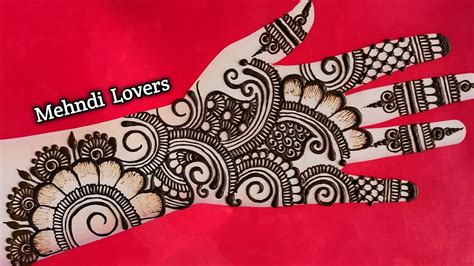 New Full Hand Bridal Arabic Mehndi Design Bridal Mehndi Designs