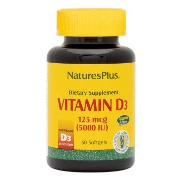 Natures Plus Vitamin D Iu