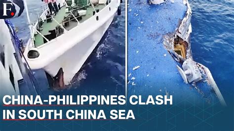 South China Sea Ship Collision Philippines Accuses China Of Aggression