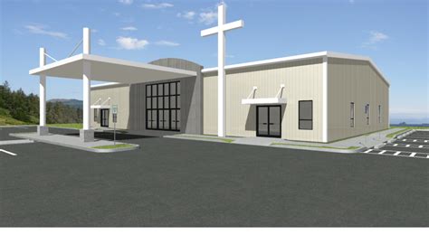 Steel Ecclesiastical Church Building Design in Cary NC