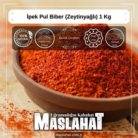 Pek Pul Biber Zeytinya L Kg Maslahat