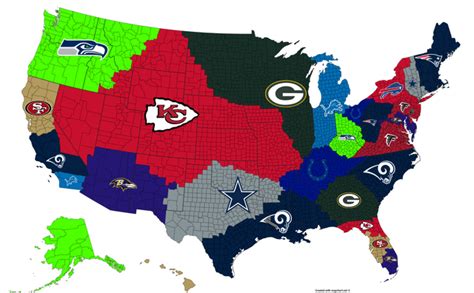 Nfl Imperialism Map Week 11 2019 R Nfl