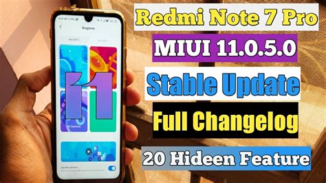 Redmi Note Pro Miui Stable Update Full Changelog Feature