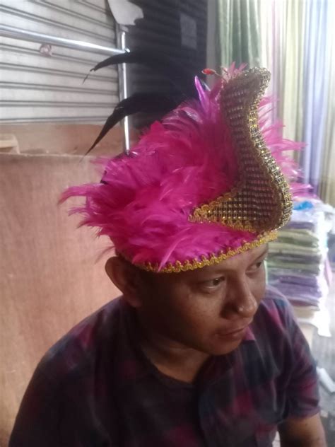 Mahkota Burung Merak Siger Burung Aksesoris Kepala Tari Merak