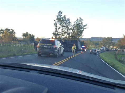 Two Crashes Snarl East Sonoma Napa Routes