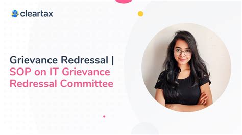 Grievance Redressal SOP On IT Grievance Redressal Committee YouTube