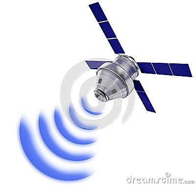 Satellite Transmission Data Isolated Royalty Free Stock Images - Image: 33657619