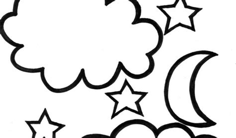 Moon And Stars Coloring Pages Printable Coloring Home