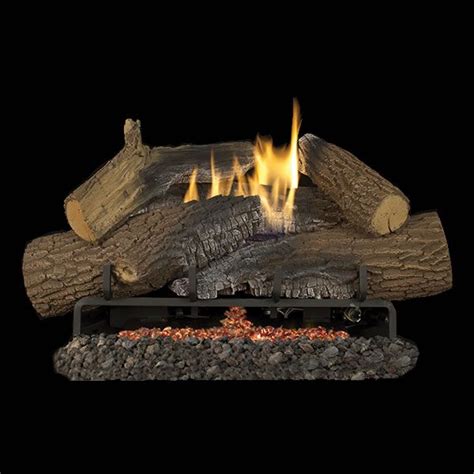 Superior Rugged Stack Ventless Gas Log Set Woodland Direct Ventless