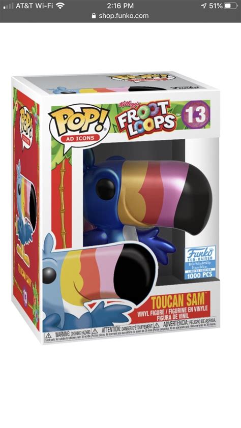 Funko Pop Kellogg S Toucan Sam Flying