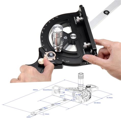 Calibrador De Inglete De Sierra De Mesa De Precisi N Con Una Barra De