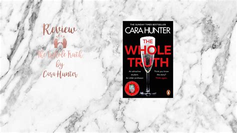 ARC Review: The Whole Truth by Cara Hunter – Sarah in Readerland