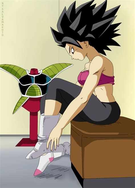 Commission 67 Caulifla Vistiendose By Salvamakoto Dragon Ball Art Dragon Ball Super Anime