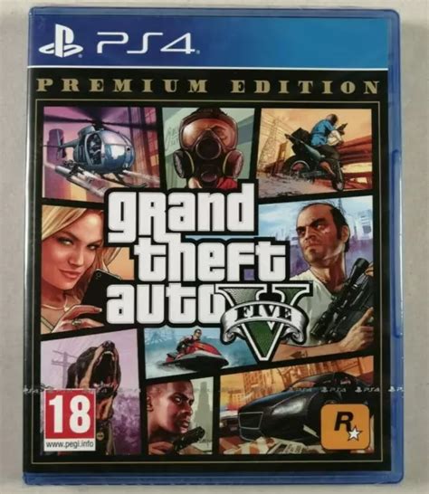 Gta 5 Ps4 Grand Theft Auto V Playstation 4 Ps5 Premium Edition New