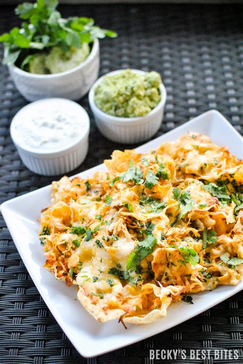 Slow Cooker Buffalo Chicken Nachos | Becky's Best Bites