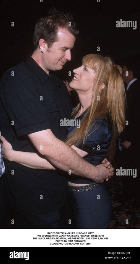 Apr. 28, 2001 - KATHY GRIFFIN AND HER HUSBAND MATT.'AN EVENING WITH ...