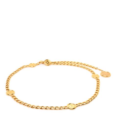 Chanel Cc Medallion Chain Belt Gold Fashionphile