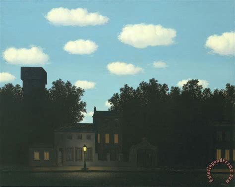 rene magritte Empire of Light II 1950 painting - Empire of Light II 1950 print for sale