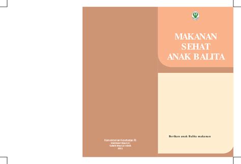 Pdf Brosur Makanan Sehat Anak Balita Novel Almadjin