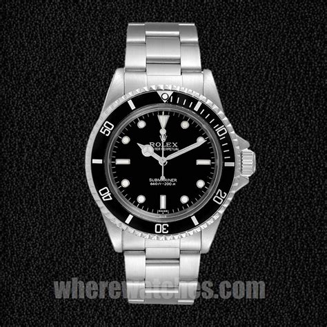 Rolex Submariner Pour Des Hommes Mm Bracelet Hu Tre Cadran Noir