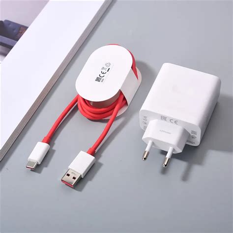 Oneplus Cargador Supervooc De W Adaptador De Carga De Urdimbre R Pido