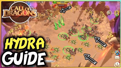 Call Of Dragons HOW TO DEFEAT HYDRA Ultimate Guide YouTube