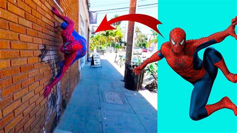 Spiderman En La Vida Real Spiderman Captado En C Mara Youtube