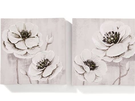 2 Piece Canvas Art- Floral • Heirloom Linens • Canadian Bedding in ...