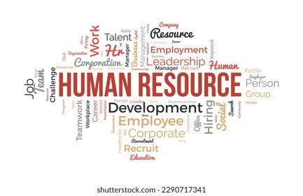 Human Resource Word Cloud Photos And Images Shutterstock