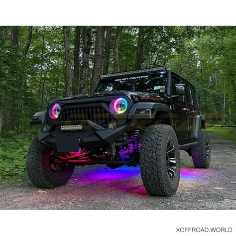 Kit De Faros De Rgb Jeep Wrangler Jl Jeep Gladiator Jt Serie