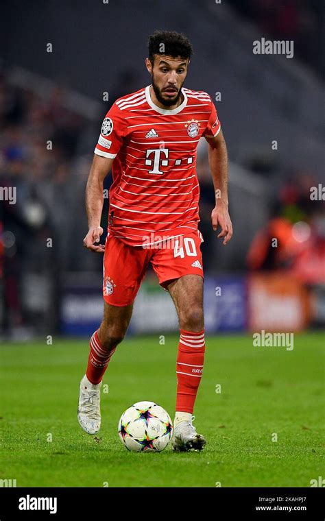 Munich Germany 01 November 2022 Noussair Mazraoui Of FC Bayern