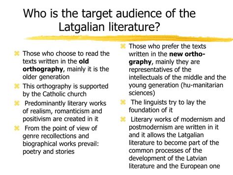 PPT - The Latgalian Language in the Modern Latgalian Literature ...