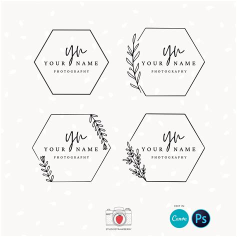 Honeycomb logo design with leaves – Strawberry Kit