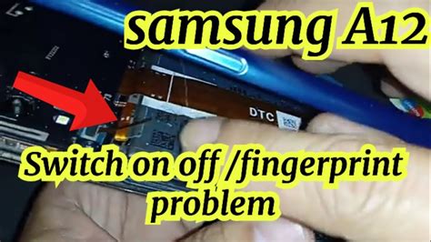 Samsung A Tombol On Off Dan Finggerprint Rusak Fleksibel Power And